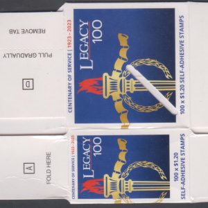 2023 Centenary of Legacy Peel & Stick Stamp Roll (Empty Box)