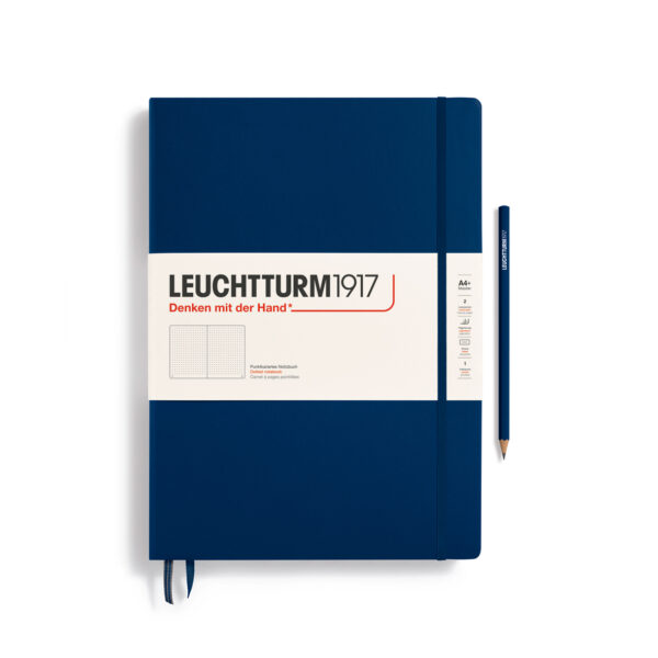 Leuchtturm1917 Notebook Master Classic A4+ 235 Dotted Pages - Navy Cover