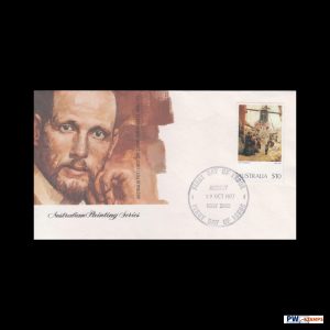 1977 Australian Paintings $10 Coming South First Day Cover