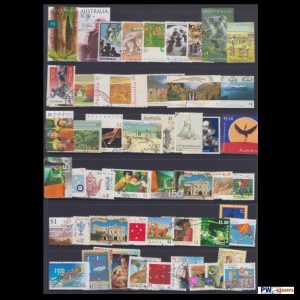 Australia Range of High Value Used Stamps (off Paper) on Hagner Page (Lot 2)
